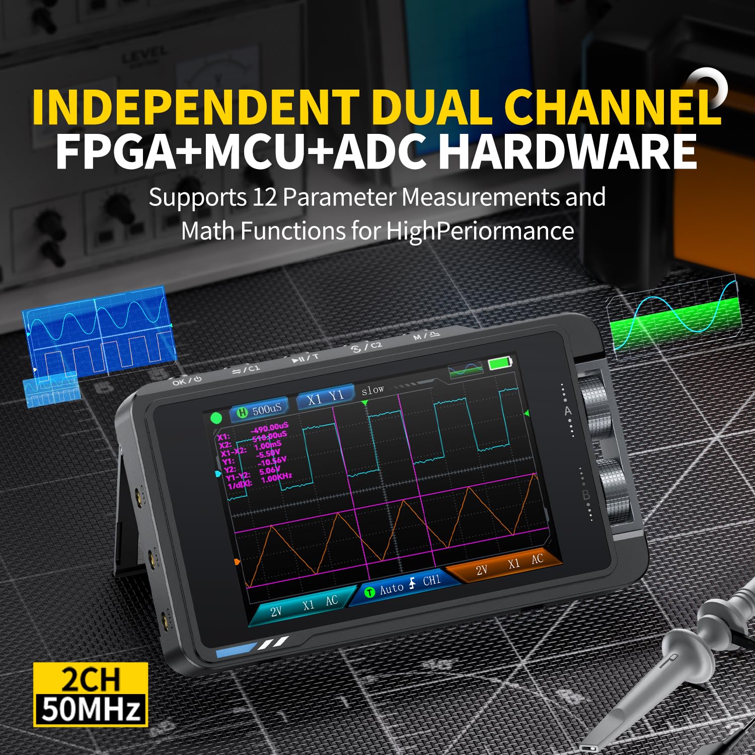 FNIRSI DS215H Digitales Oszill – Fnirsi Digital Oscilloscope Handheld Bewertung und Preis